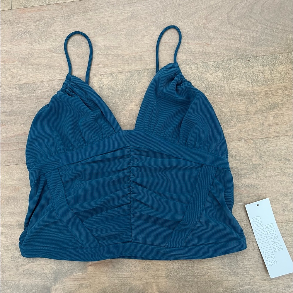 Urban Outfitters Ruched Corset Cami Top